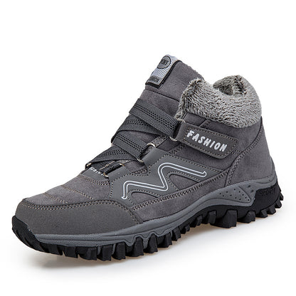 Chaussures chaudes en coton pour femmes en velours, plein air Snow Plus