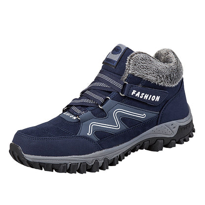 Chaussures chaudes en coton pour femmes en velours, plein air Snow Plus