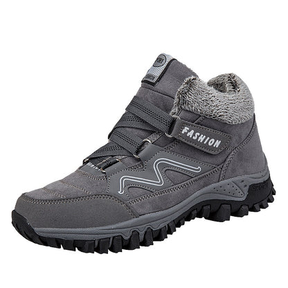 Chaussures chaudes en coton pour femmes en velours, plein air Snow Plus